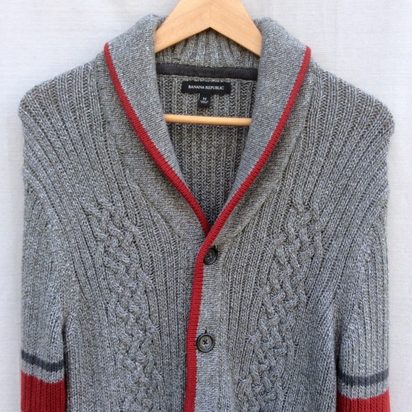 Banana Republic Other - Banana Republic Cable-knit Cardigan Sweater–Med